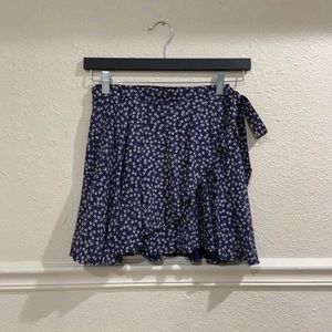 SOLD☑️ Ralph Lauren Denim & Supply floral wrap tie mini skirt